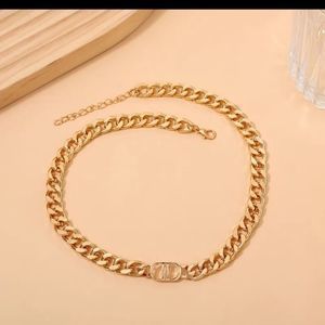 Golden Titanium luxury chunky chain link bracelet new unisex